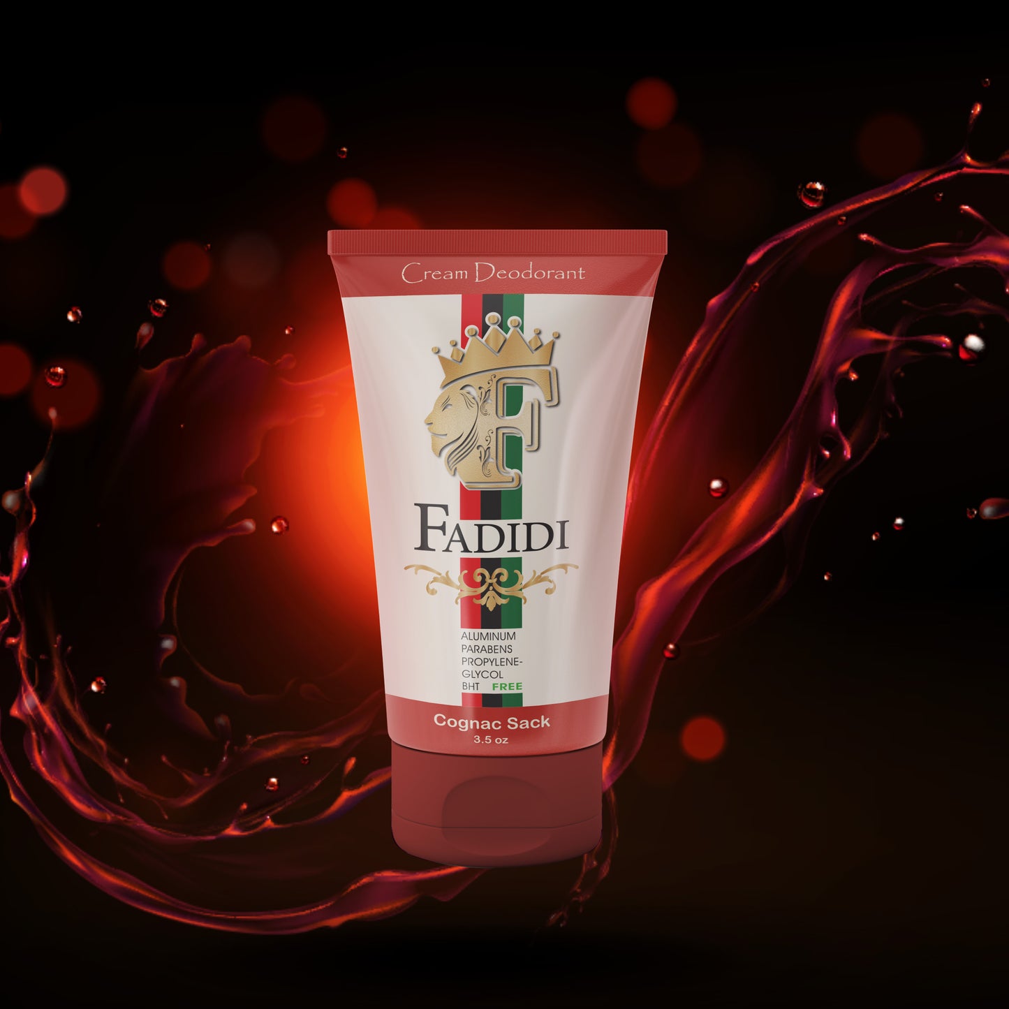 Fadidi Cream Deodorant - Cognac Sack - 3.5 oz.